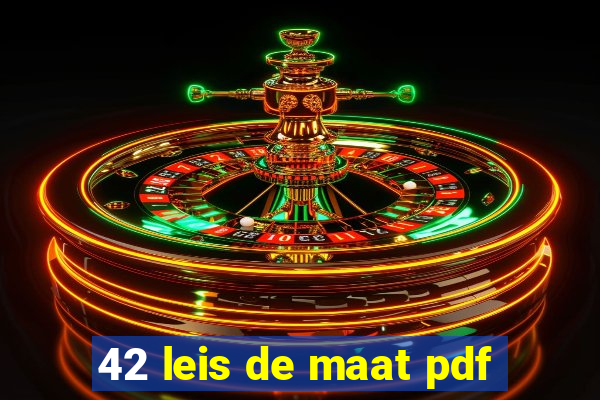 42 leis de maat pdf